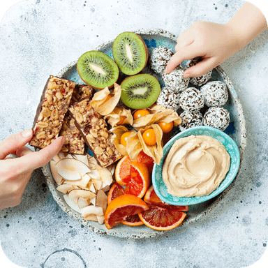 Intégrer des snacks sains